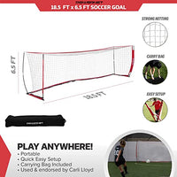 PowerNet Soccer Goal 18.5x6.5 - Maximum Velocity Sports