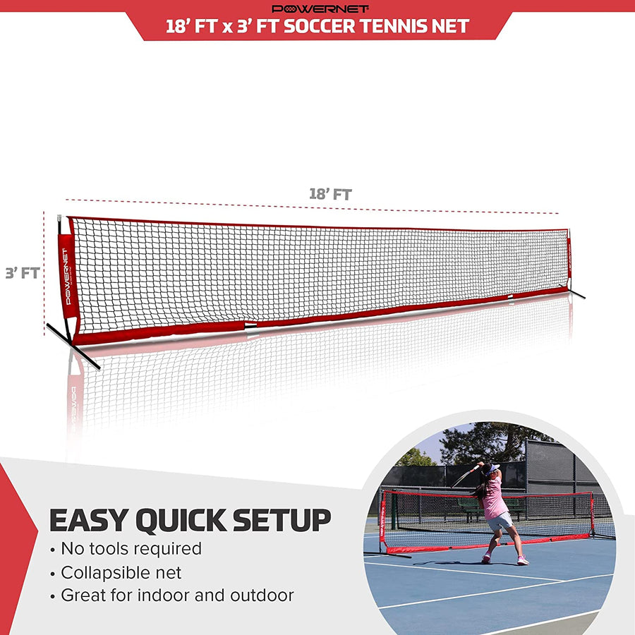 PowerNet Soccer Tennis Net - Maximum Velocity Sports