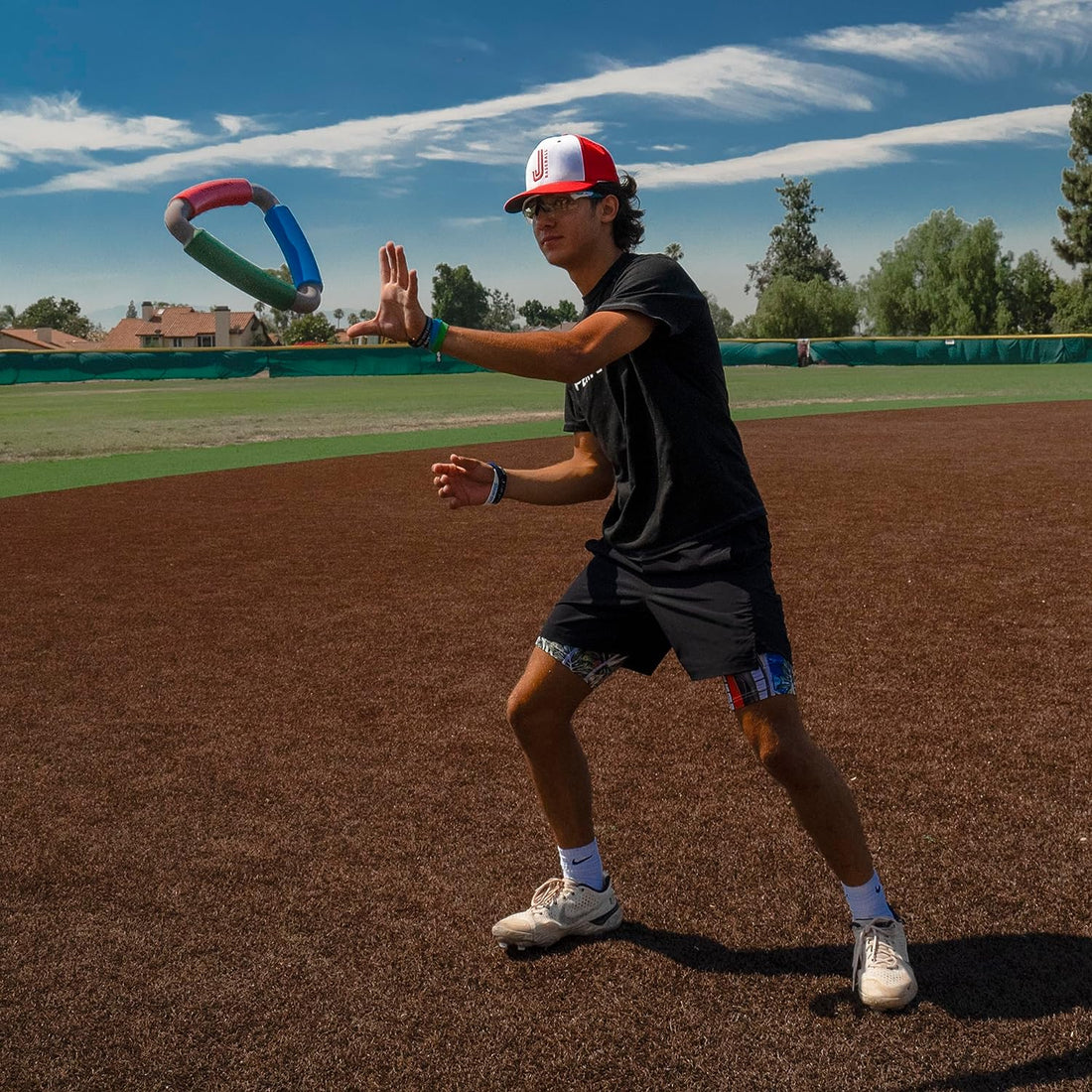 Powernet Tri-Action Catch | Hand-Eye Coordination | Reflex Agility Aid - Maximum Velocity Sports