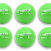 PowerNet Weighted Training Balls 2.8" Baseball 6 Pack - Maximum Velocity Sports