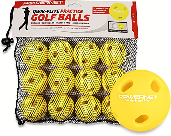 Qwik-Flite Practice Golf Balls - Maximum Velocity Sports