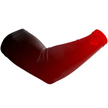Red Faded Arm Sleeve - Maximum Velocity Sports