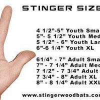 Stinger - Color Crush RED Batting Gloves - Maximum Velocity Sports