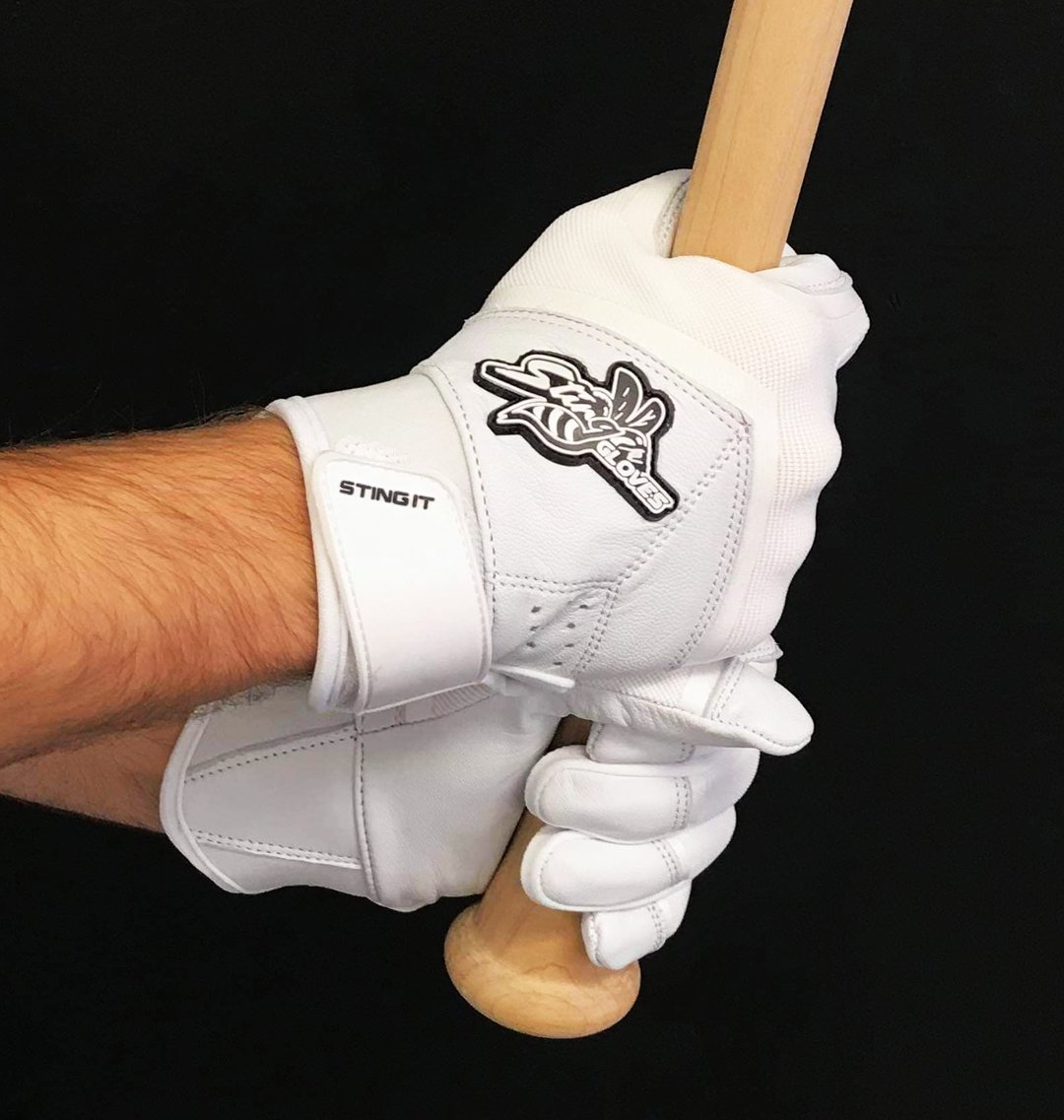 Stinger - White-Out Batting Gloves - Maximum Velocity Sports