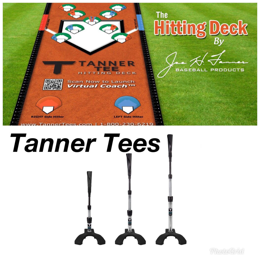 Tanner Heavy Tee & Tanner Hitting Deck Bundle - Maximum Velocity Sports
