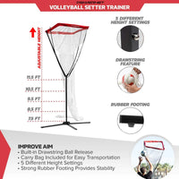 Volleyball Setter Trainer Net - Maximum Velocity Sports